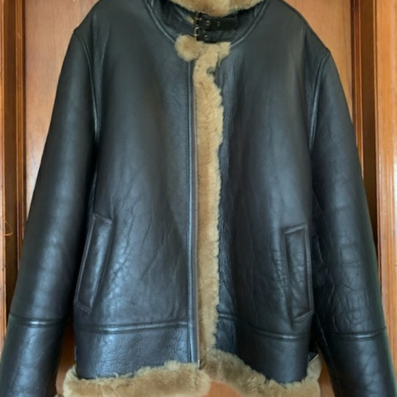 rocky shearling coat